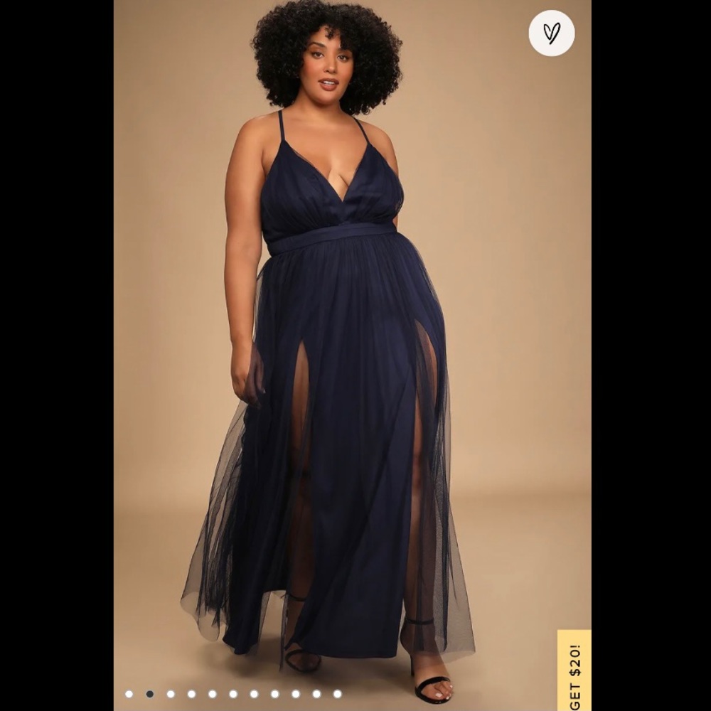 NAVY BLUE LULUS PROM/FORMAL DRESS